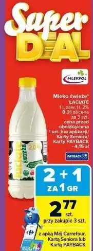 Carrefour Mleko 2% Łaciate oferta