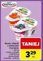 Carrefour Serek wiejski z jagodami Piątnica Wiejski oferta