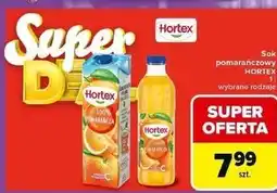 Carrefour Sok pomarańczowy Hortex oferta
