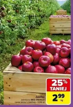 Carrefour Jabłka red prince oferta