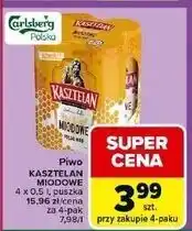 Carrefour Piwo Kasztelan Miodowe oferta