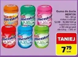 Carrefour guma do żucia citrus Mentos Vitamins oferta