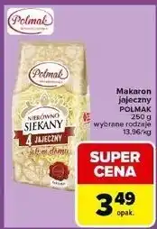 Carrefour Makaron 4 jajeczny nierówno siekany Polmak oferta