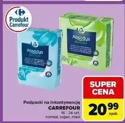 Carrefour Podpaski maxi Carrefour Soft oferta