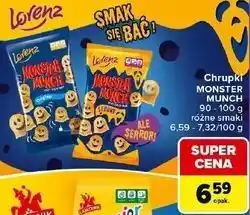Carrefour Chrupki serowe Lorenz Monster Munch oferta