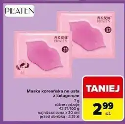 Carrefour Maska z roślinnym kolagenem na usta Pilaten oferta