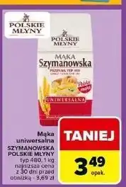 Carrefour Mąka szymanowska uniwersalna pszenna typ 480 Polskie Młyny oferta