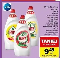 Carrefour Płyn do mycia naczyń chamomile Fairy Sensitive oferta