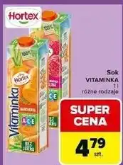 Carrefour Sok marchew-jabłko-malina Hortex Vitaminka oferta