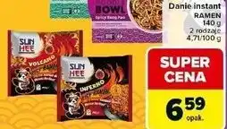 Carrefour Danie inferno spicy ramen Sun Hee oferta