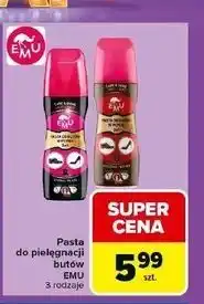 Carrefour Pasta do butów w płynie brązowa Emu oferta
