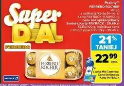 Carrefour Praliny w pudełku plastikowym Ferrero Rocher oferta