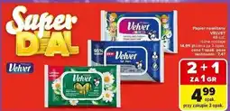 Carrefour Papier toaletowy nawilżany rumianek & aloe vera Velvet oferta
