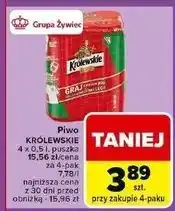 Carrefour Piwo Królewskie 1846 oferta