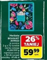 Carrefour Zestaw herbat tea bouquet Ahmad Tea London oferta