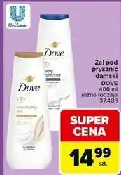 Carrefour Żel pod prysznic Dove Nourishing Silk oferta
