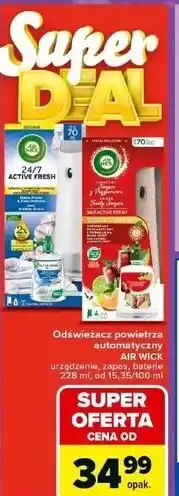 Carrefour Odświeżacz powietrza bryza morska Air Wick Active Fresh oferta