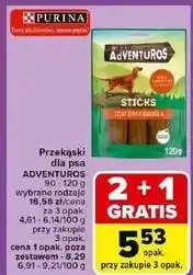 Carrefour Sticks o smaku bawoła Purina Adventuros oferta