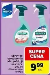 Carrefour Płyn dezynfekujący i czyszczący grapefruit trawa cytrynowa Sanytol oferta