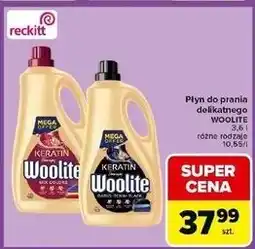Carrefour Płyn do prania dark Woolite Keratin oferta