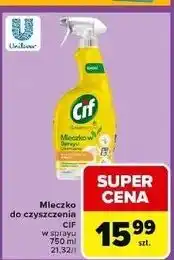 Carrefour Spray uniwersalny lemon Cif Actifizz oferta