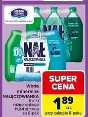 Carrefour Woda delikatnie gazowana Nałęczowianka oferta
