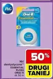 Carrefour Nić dentystyczna 50 m Oral-B Essential Floss oferta