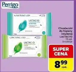 Carrefour Chusteczki do higieny intymnej Lactacyd Antibacterial oferta