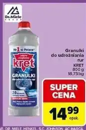 Carrefour Granulki do udrożniania rur Kret oferta