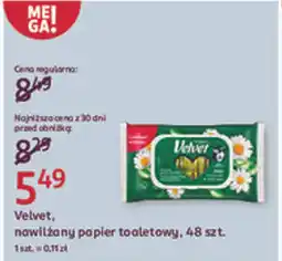 Rossmann Velvet, nawilżany papier toaletowy oferta