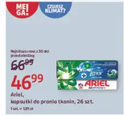 Rossmann Ariel, kapsułki do prania tkanin oferta