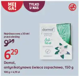 Rossmann Domol, antynikotynowa świeca zapachowa oferta
