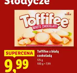 Lidl Czekolada Toffifee z białą czekoladą 125g Storck oferta