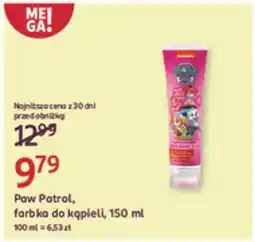 Rossmann Paw Patrol, farbka do kąpieli oferta