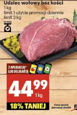 Delikatesy Centrum Udziec wołowy bez kości Delikatesy Centrum oferta