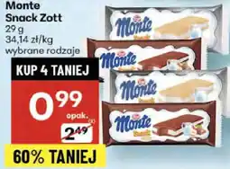 Delikatesy Centrum Monte Snack Zott oferta