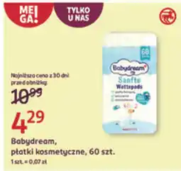 Rossmann Babydream, płatki kosmetyczne oferta