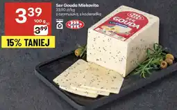 Delikatesy Centrum Ser Gouda Mlekovita z czarnuszką, z kozieradką oferta