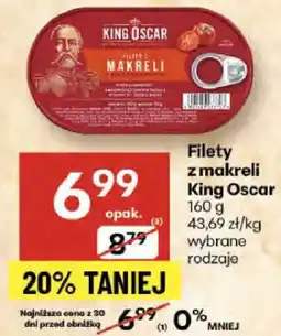Delikatesy Centrum Filety z makreli King Oscar oferta