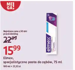 Rossmann Elmex, specjalistyczna pasta do zębów oferta