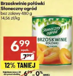 Delikatesy Centrum Brzoskwinie połówki Słoneczny Ogród oferta