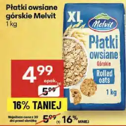 Delikatesy Centrum Płatki owsiane górskie Melvit oferta