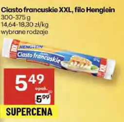 Delikatesy Centrum Ciasto francuskie XXL filo Henglein oferta