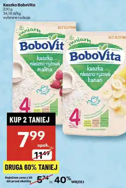 Delikatesy Centrum Kaszka mleczno-ryżowa BoboVita oferta