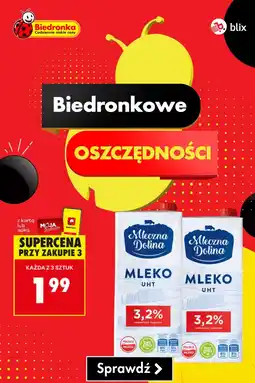 Biedronka Mleko UHT Mleczna Dolina 3.2% oferta
