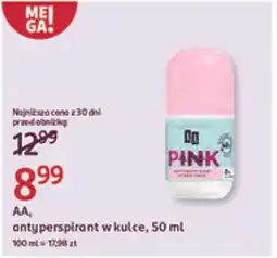 Rossmann AA, antyperspirant w kulce oferta