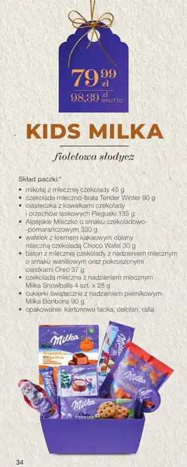 Zestaw słodyczy Kids Milka