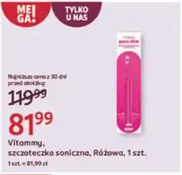 Rossmann Vitammy, szczoteczka soniczna, Różowa oferta