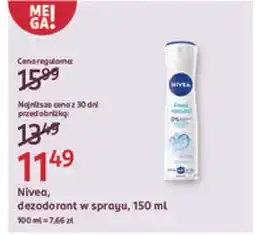 Rossmann Nivea, dezodorant w sprayu oferta
