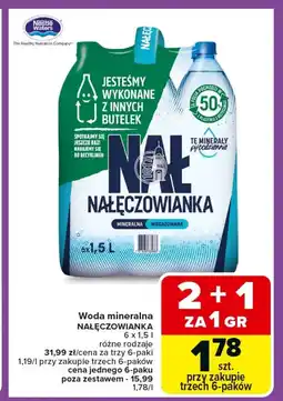 Carrefour Woda mineralna Nałęczowianka oferta